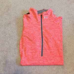Quarter zip workout shirt